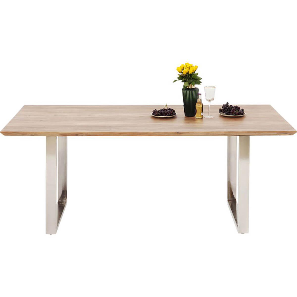 Table 160x80cm SYMPHONY Kare Design chromé