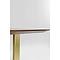 Table 160x80cm SYMPHONY Kare Design noyer laiton