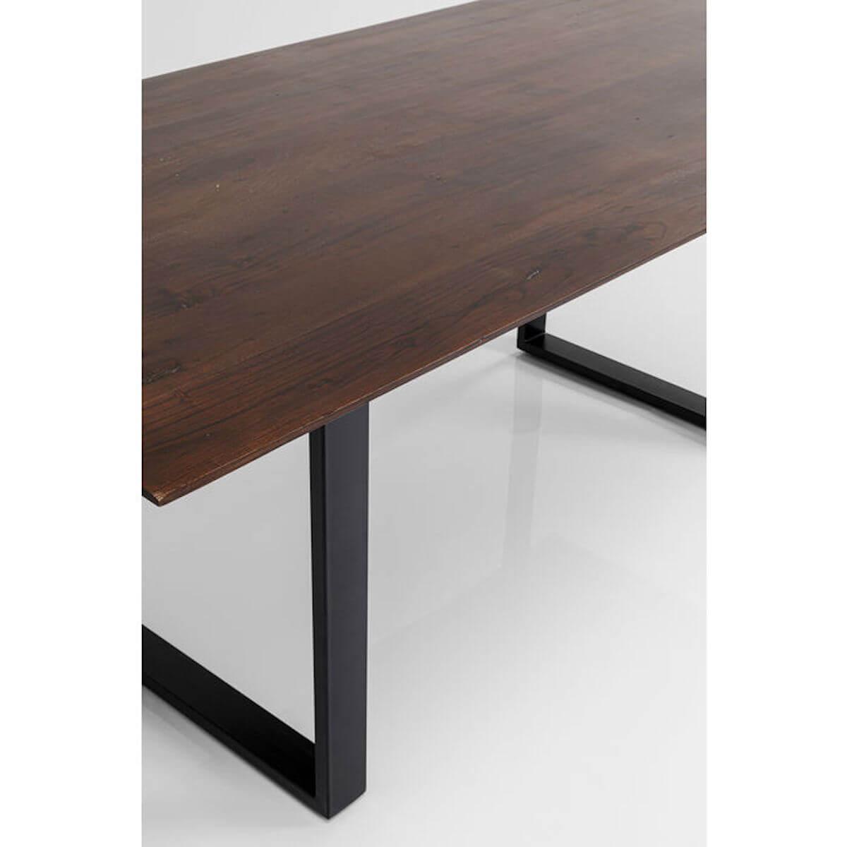 Table 160x80cm SYMPHONY Kare Design noyer-noir