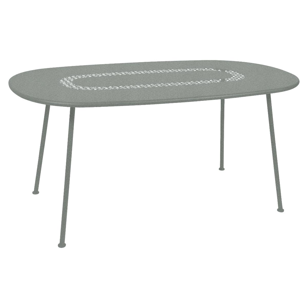 Table 160x90cm LORETTE Fermob gris lapilli