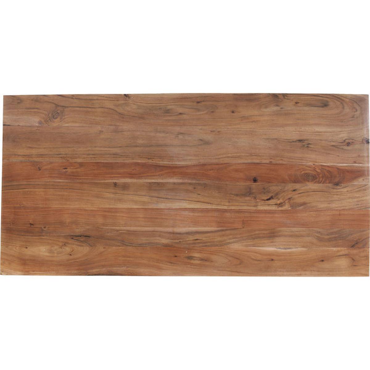 Table 160x90cm SYMPHONY Kare Design noyer-acier brut