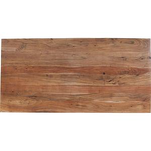 Table 160x90cm SYMPHONY Kare Design noyer-acier brut