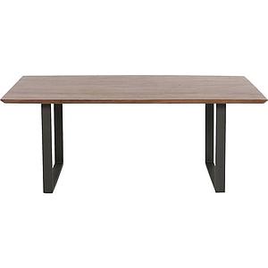 Table 160x90cm SYMPHONY Kare Design noyer-acier brut