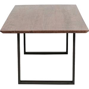 Table 160x90cm SYMPHONY Kare Design noyer-acier brut