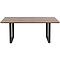 Table 160x90cm SYMPHONY Kare Design noyer-acier brut