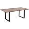 Table 160x90cm SYMPHONY Kare Design noyer-acier brut