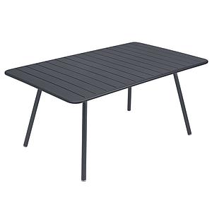 Table 165x100cm LUXEMBOURG Fermob Carbone