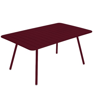 Table 165x100cm LUXEMBOURG Fermob cerise noir