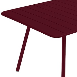 Table 165x100cm LUXEMBOURG Fermob cerise noir