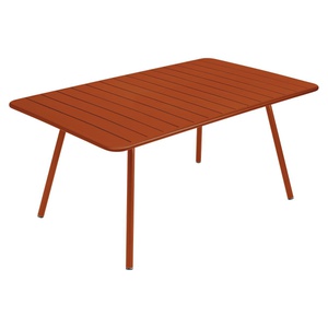 Table 165x100cm LUXEMBOURG Fermob orange confite