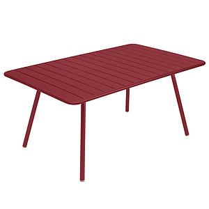 Table 165x100cm LUXEMBOURG Fermob piment