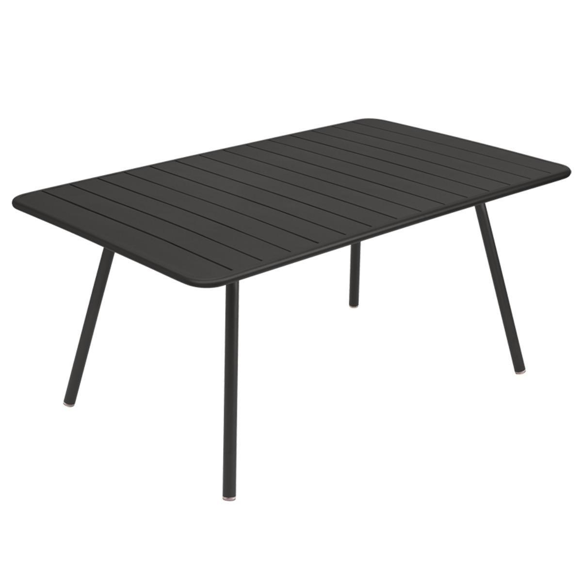 Table 165x100cm LUXEMBOURG Fermob réglisse