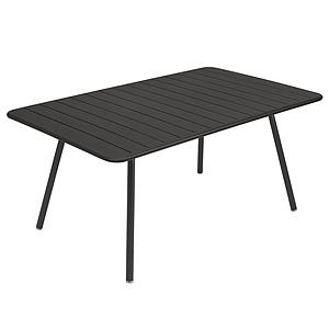Table 165x100cm LUXEMBOURG Fermob réglisse