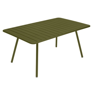 Table 165x100cm LUXEMBOURG Fermob vert pesto