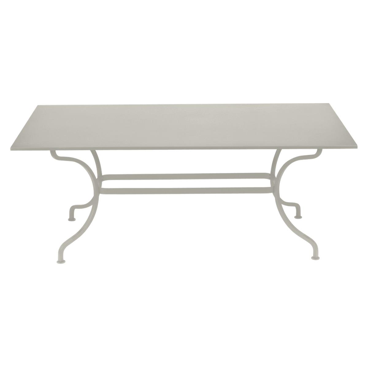 Table 180x100cm ROMANE Fermob gris argile