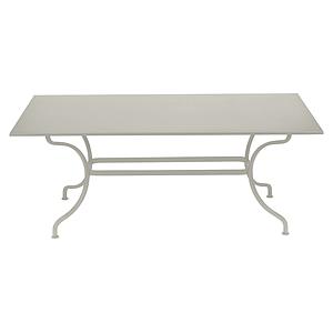 Table 180x100cm ROMANE Fermob gris argile