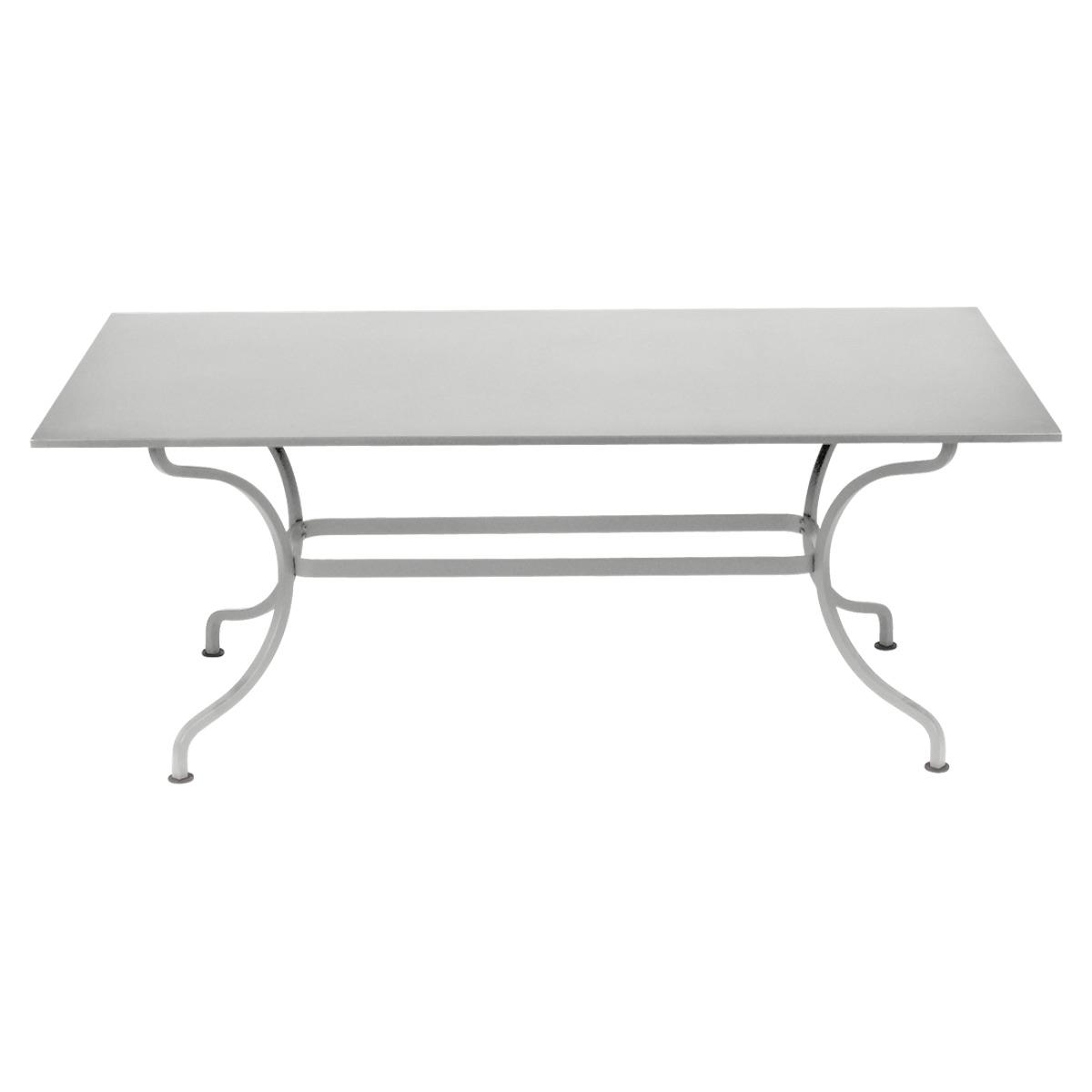 Table 180x100cm ROMANE Fermob gris métal