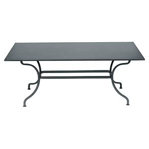 Table 180x100cm ROMANE Fermob gris orage