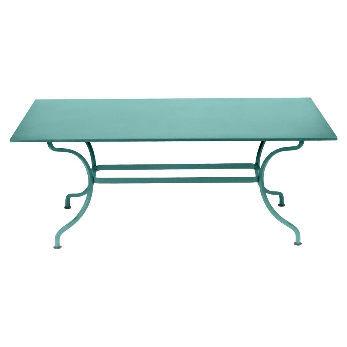 Table 180x100cm ROMANE Fermob lagune