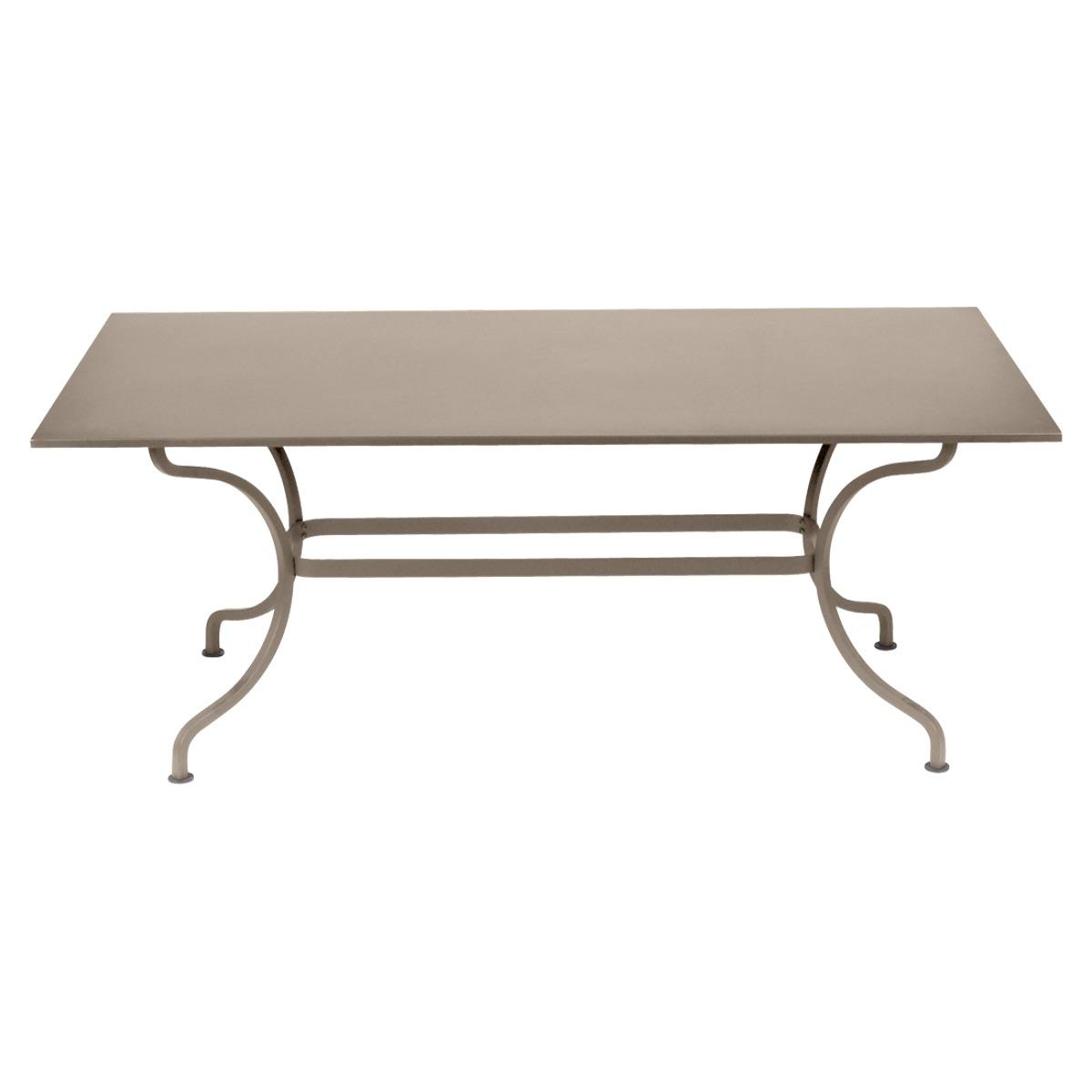 Table 180x100cm ROMANE Fermob muscade