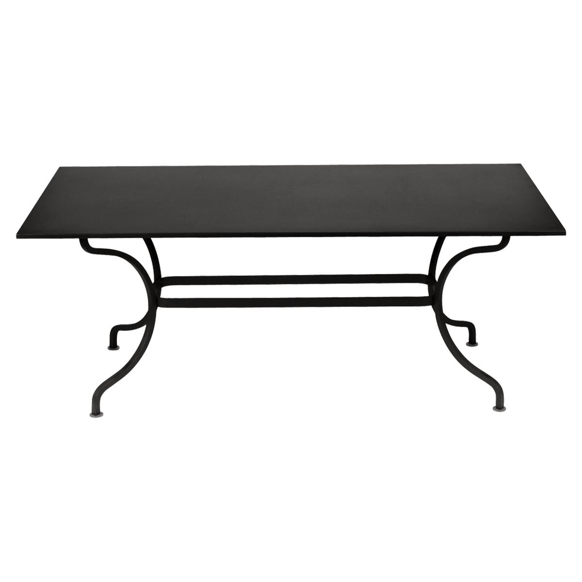 Table 180x100cm ROMANE Fermob réglisse