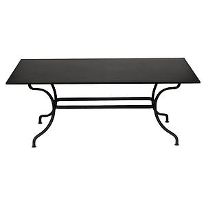 Table 180x100cm ROMANE Fermob réglisse