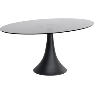 Table 180x120cm GRANDE POSSIBILITA Kare Design verre fumé
