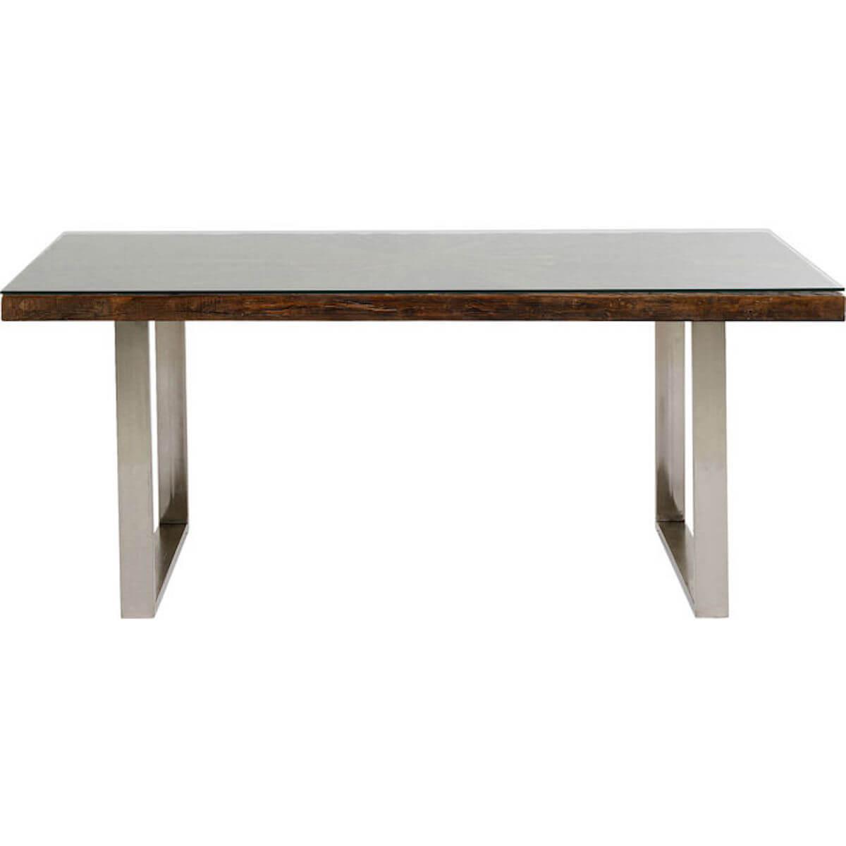 Table 180x90cm CONLEY Kare Design chromé