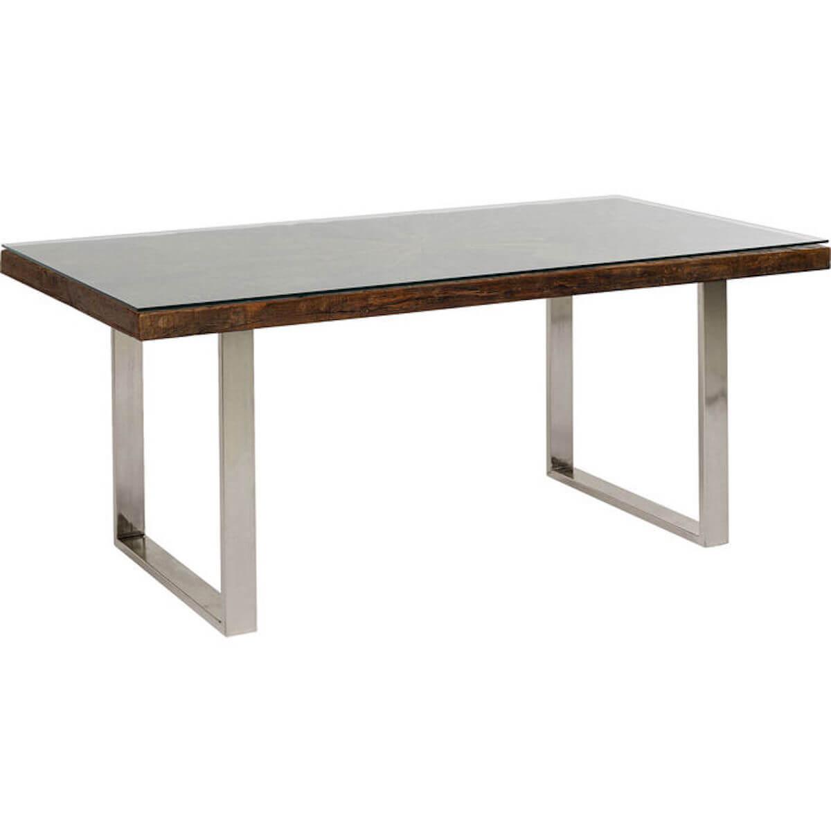 Table 180x90cm CONLEY Kare Design chromé