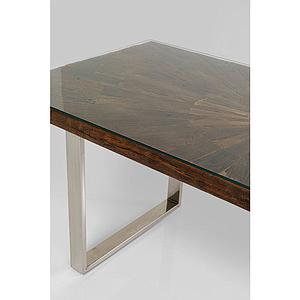 Table 180x90cm CONLEY Kare Design chromé