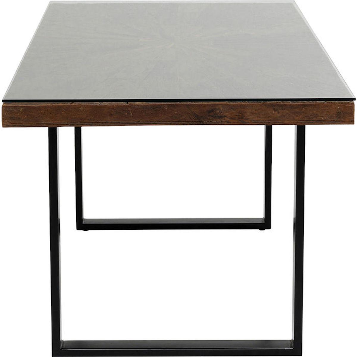 Table 180x90cm CONLEY Kare Design noir