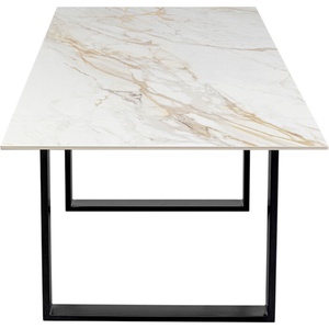 Table 180x90cm ETERNITY Kare Design Noir