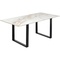 Table 180x90cm ETERNITY Kare Design Noir