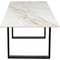 Table 180x90cm ETERNITY Kare Design Noir