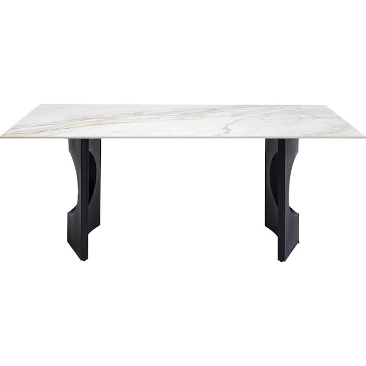 Table 180x90cm ETERNITY OHO Kare Design Noir