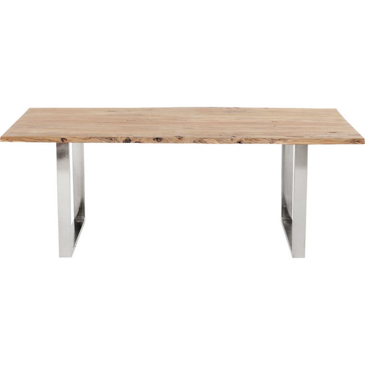 Table 180x90cm HARMONY Kare Design chromé
