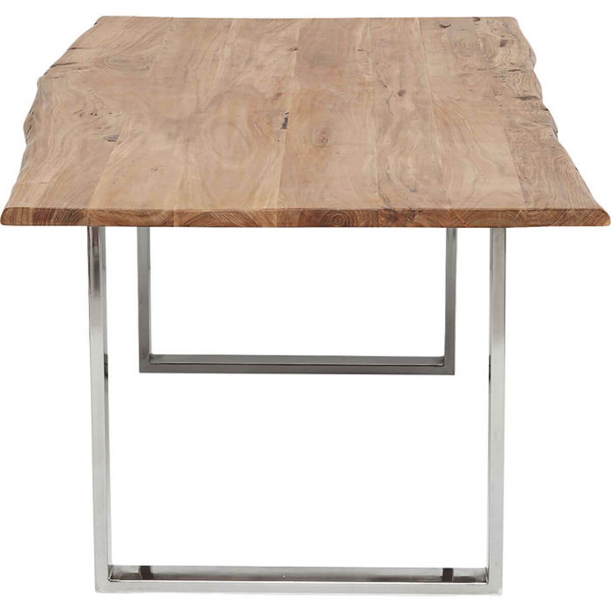 Table 180x90cm HARMONY Kare Design chromé