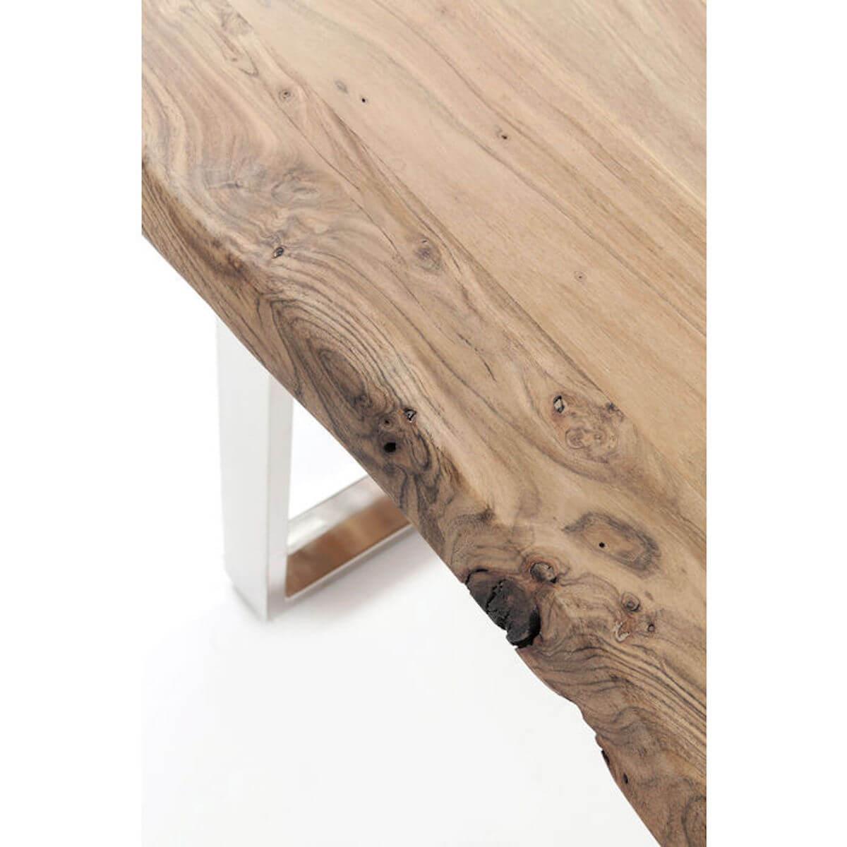 Table 180x90cm HARMONY Kare Design chromé