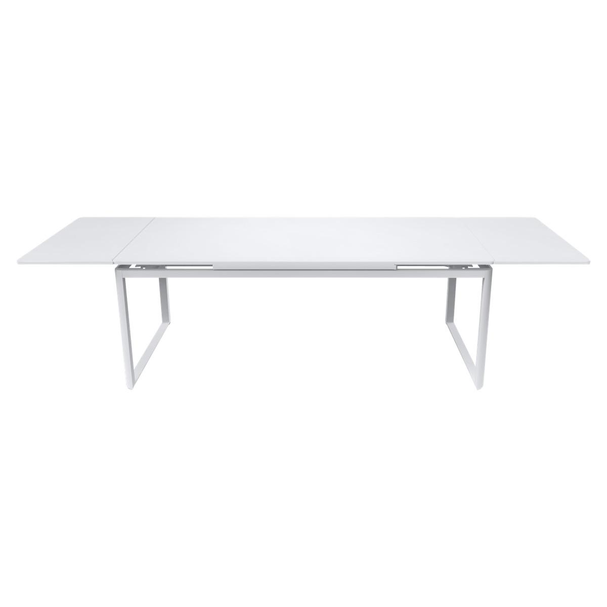Table 2 rallonges 100x300cm BIARRITZ Fermob Blanc coton