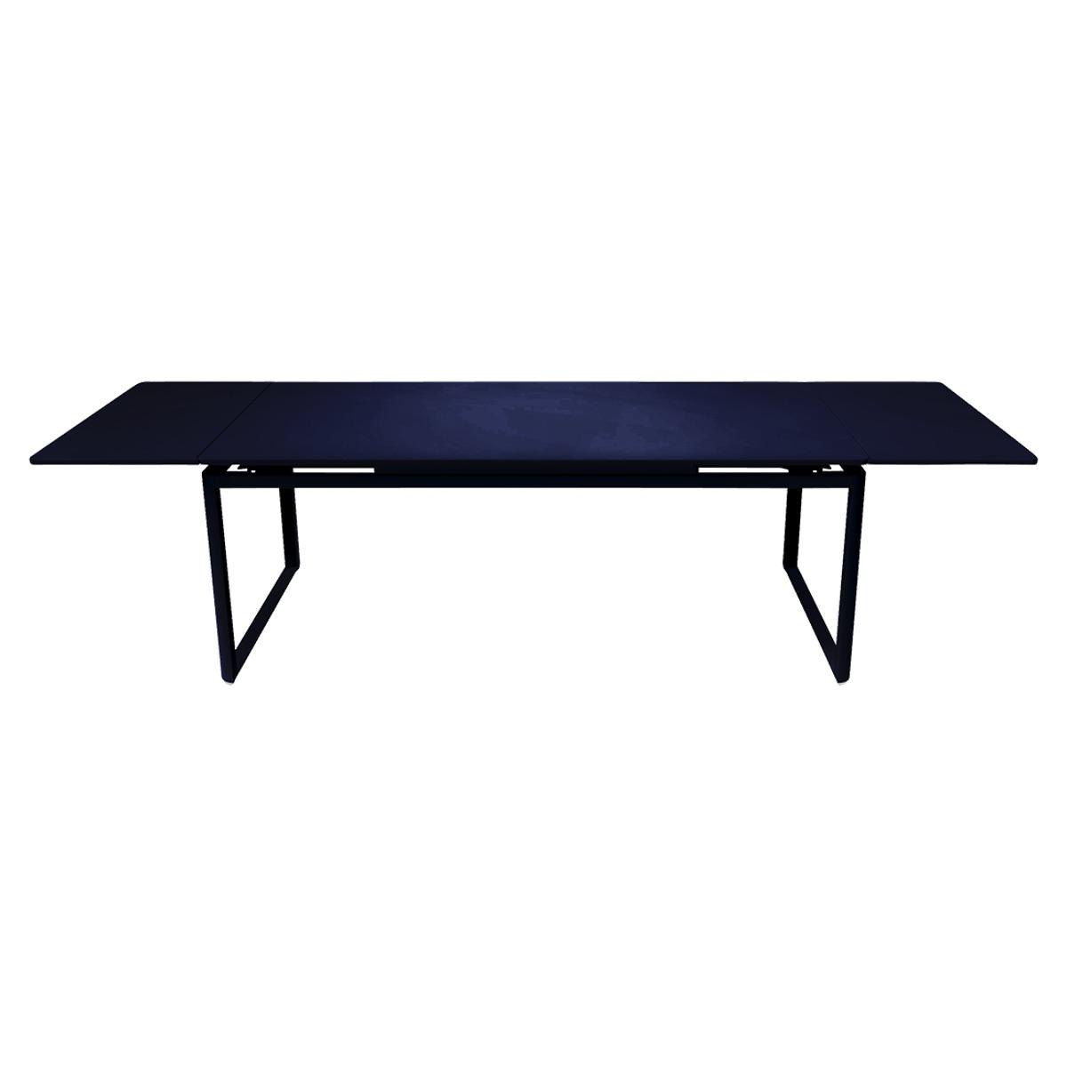 Table 2 rallonges 100x300cm BIARRITZ Fermob bleu abysse