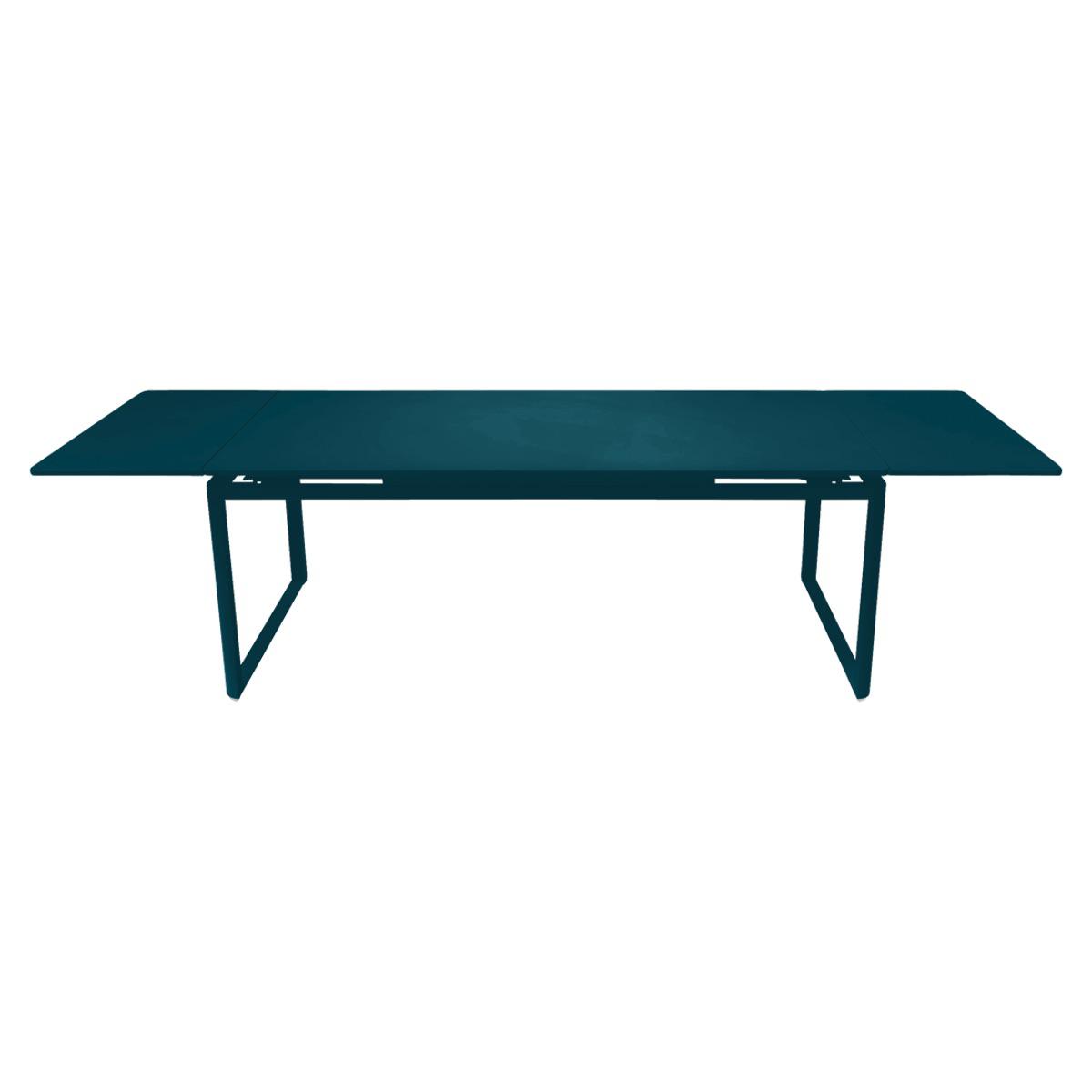 Table 2 rallonges 100x300cm BIARRITZ Fermob bleu acapulco
