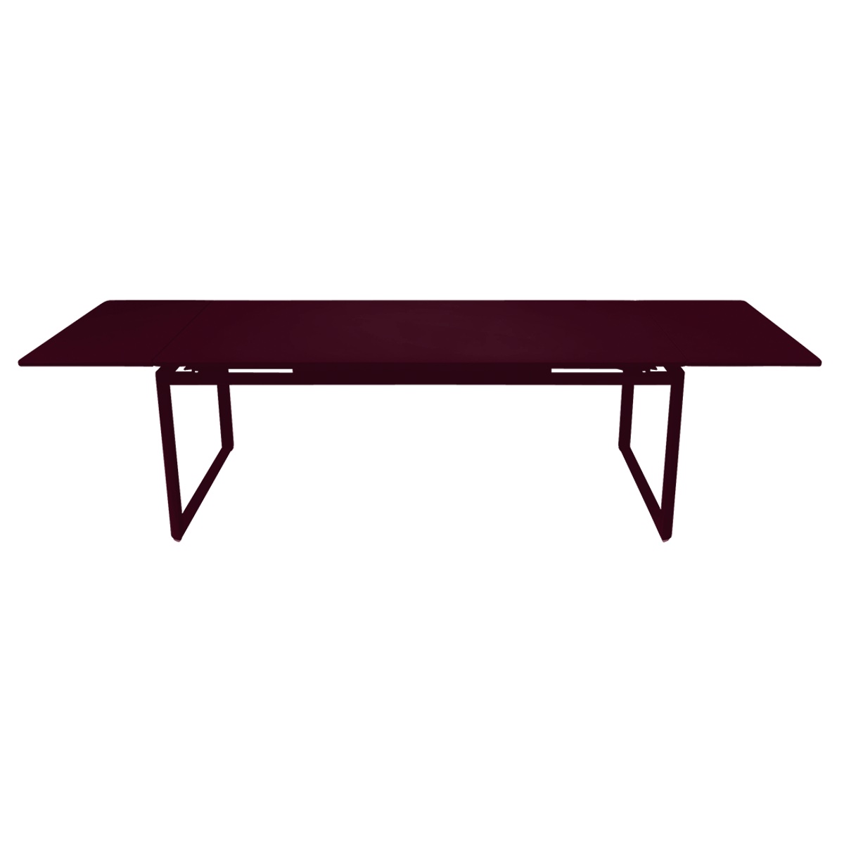 Table 2 rallonges 100x300cm BIARRITZ Fermob Cerise noire