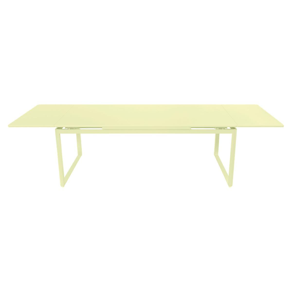 Table 2 rallonges 100x300cm BIARRITZ Fermob citron givré