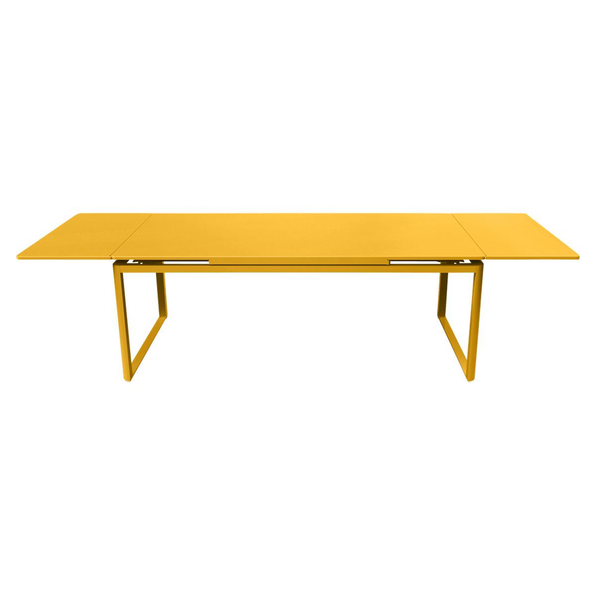Table 2 rallonges 100x300cm BIARRITZ Fermob Jaune miel