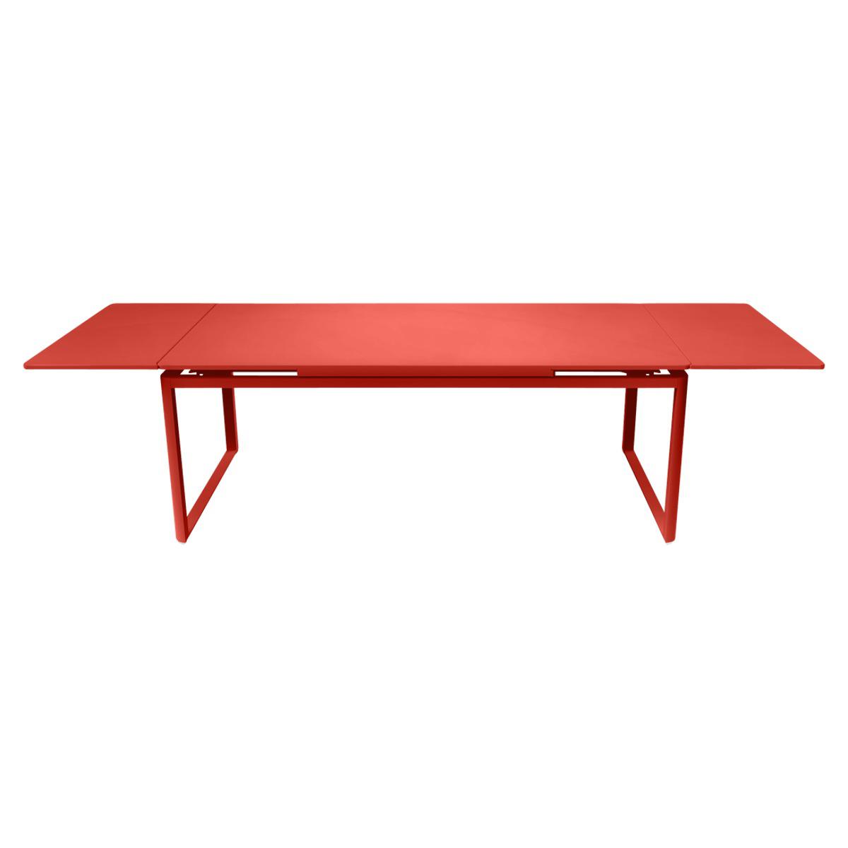Table 2 rallonges 100x300cm BIARRITZ Fermob Orange capucine