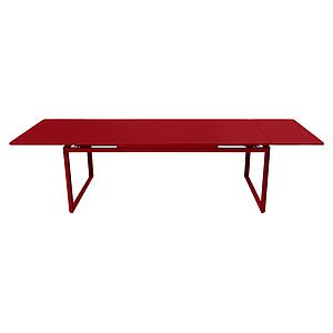 Table 2 rallonges 100x300cm BIARRITZ Fermob Rouge coquelicot