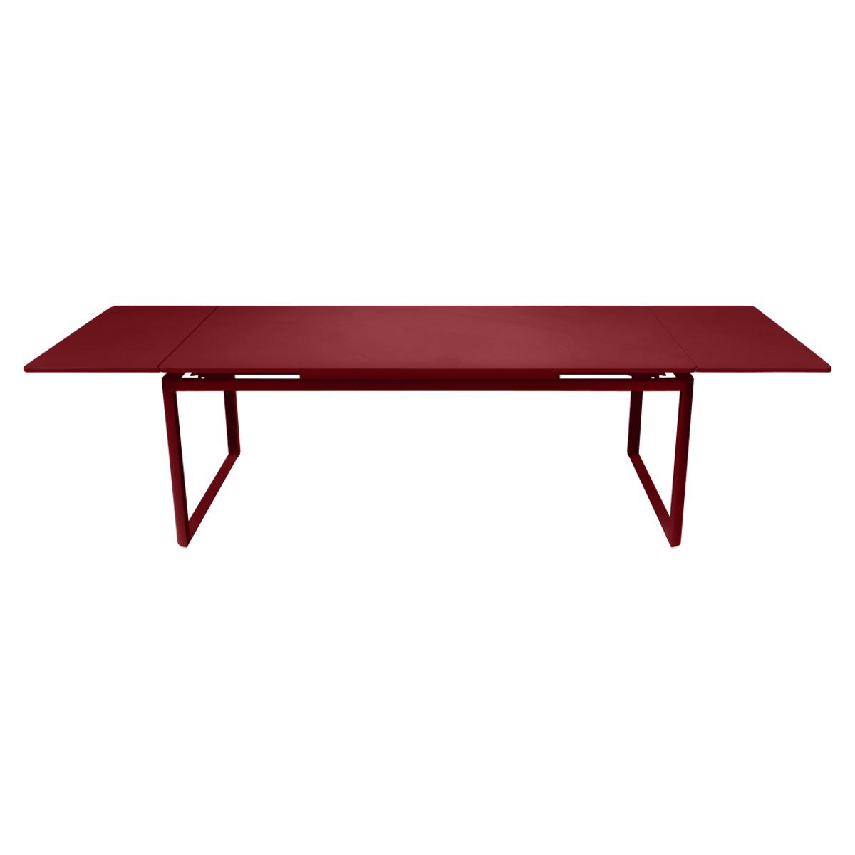 Table 2 rallonges 100x300cm BIARRITZ Fermob Rouge piment