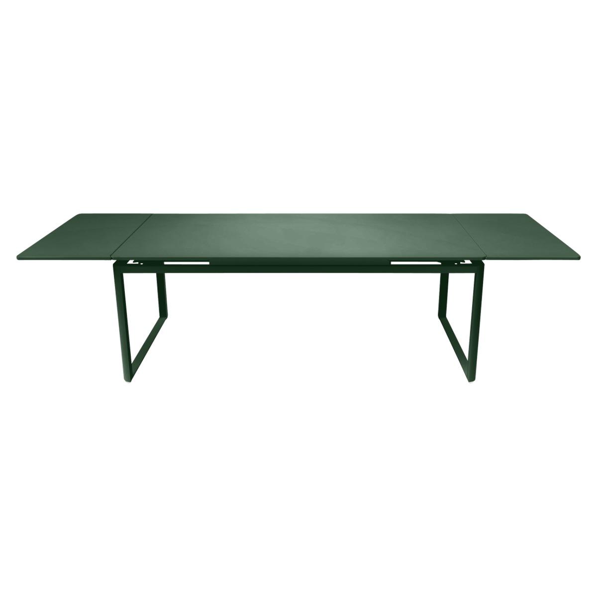 Table 2 rallonges 100x300cm BIARRITZ Fermob Vert cèdre