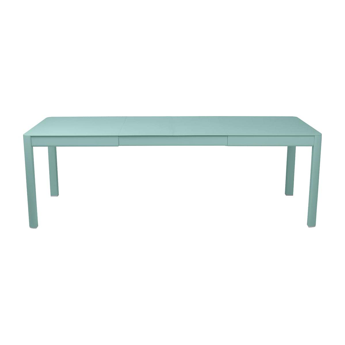Table 2 rallonges 234x100cm RIBAMBELLE Fermob Bleu Lagune