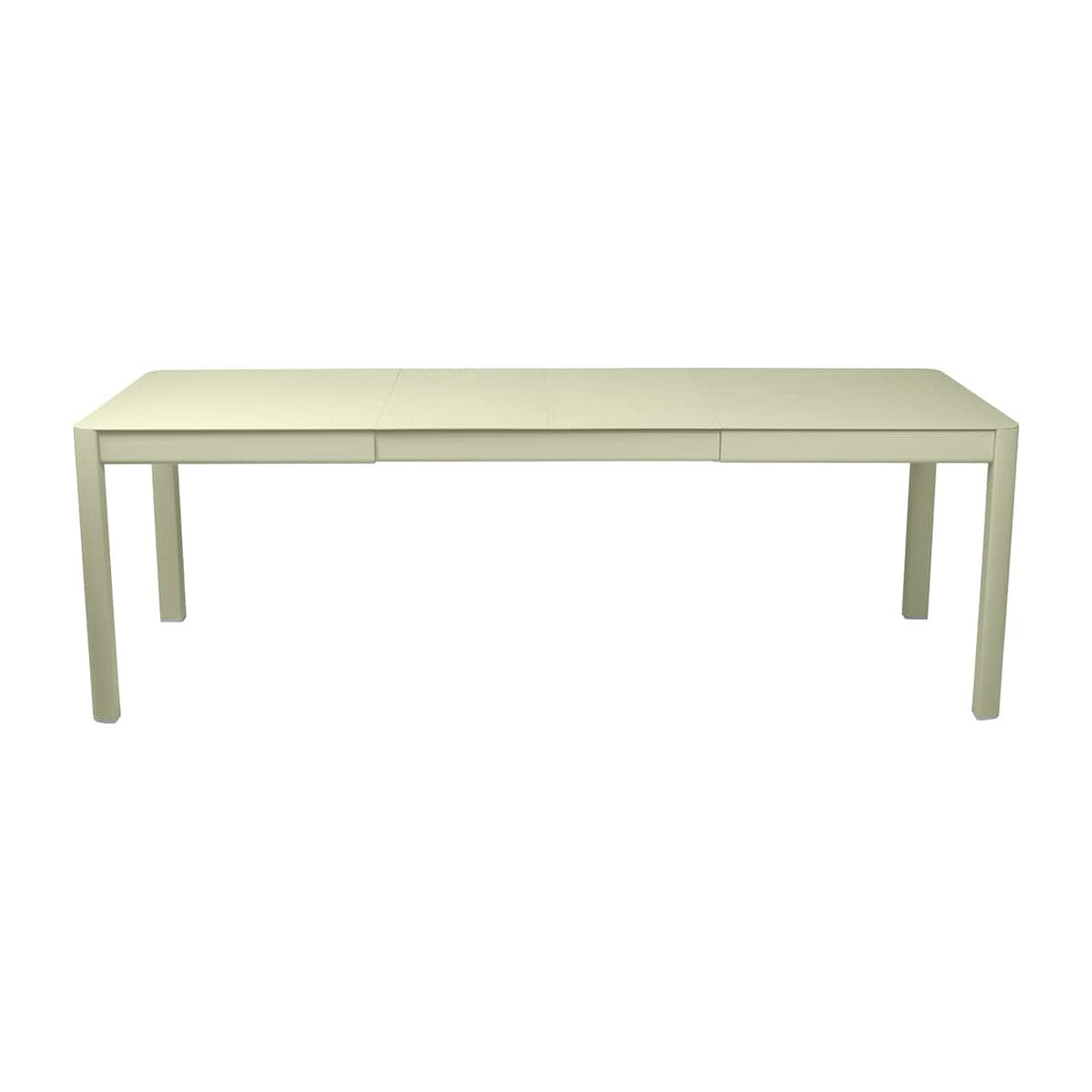 Table 2 rallonges 234x100cm RIBAMBELLE Fermob Vert Tilleul